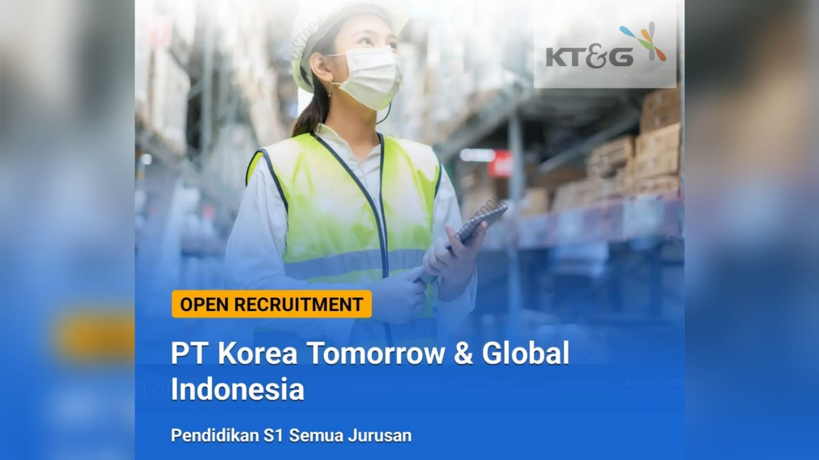 Lowongan Kerja Terbaru Semua Jurusan PT Korea Tomorrow and Global Indonesia