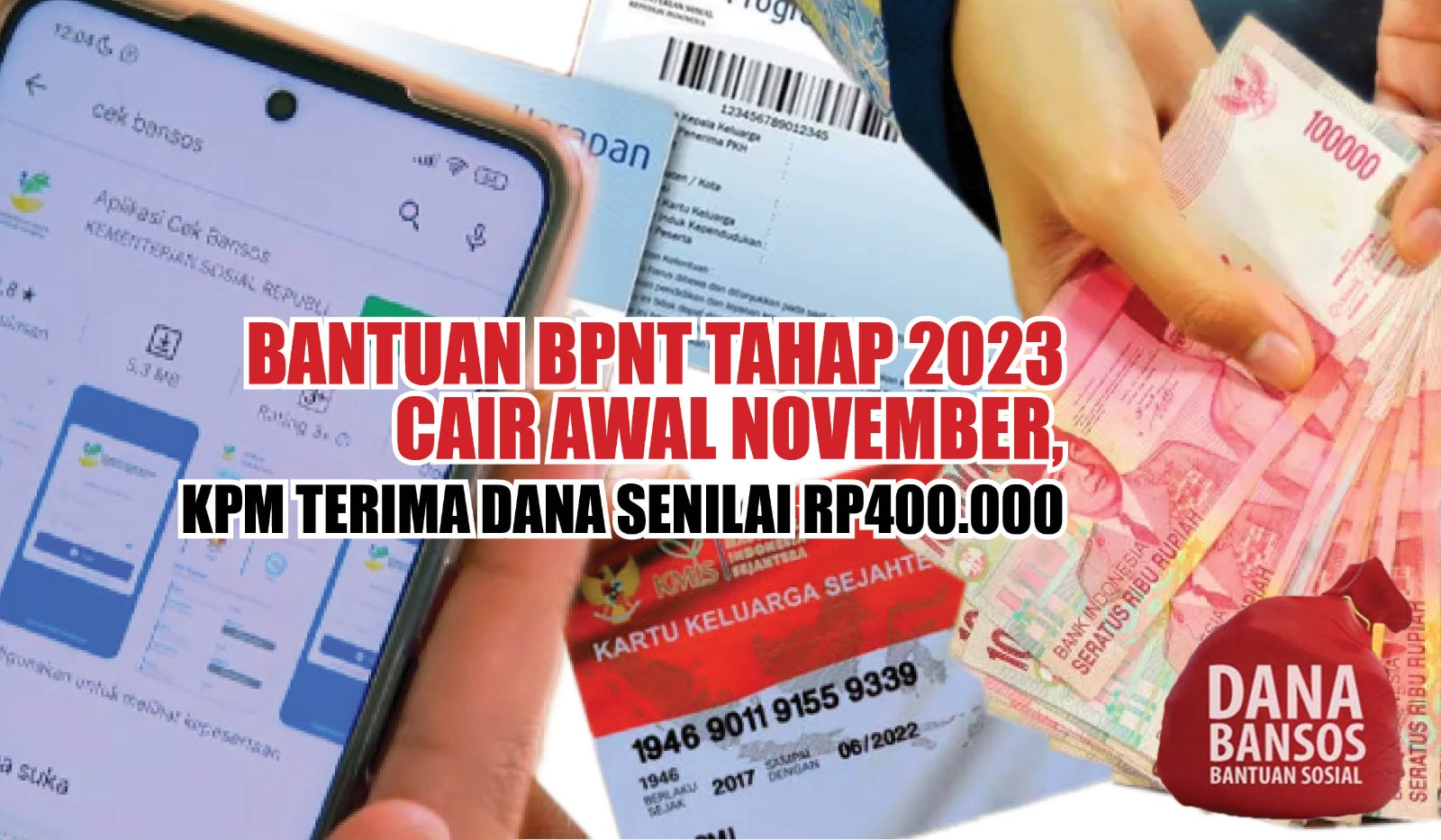 Cek Status Penerimaanmu! Bantuan BPNT Tahap 5 Cair Awal November, KPM Terima Uang Gratis Senilai Rp400.000