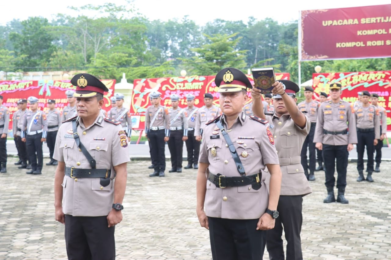 Kompol Robi Sugara Resmi Jabat Kapolsek Talang Ubi 