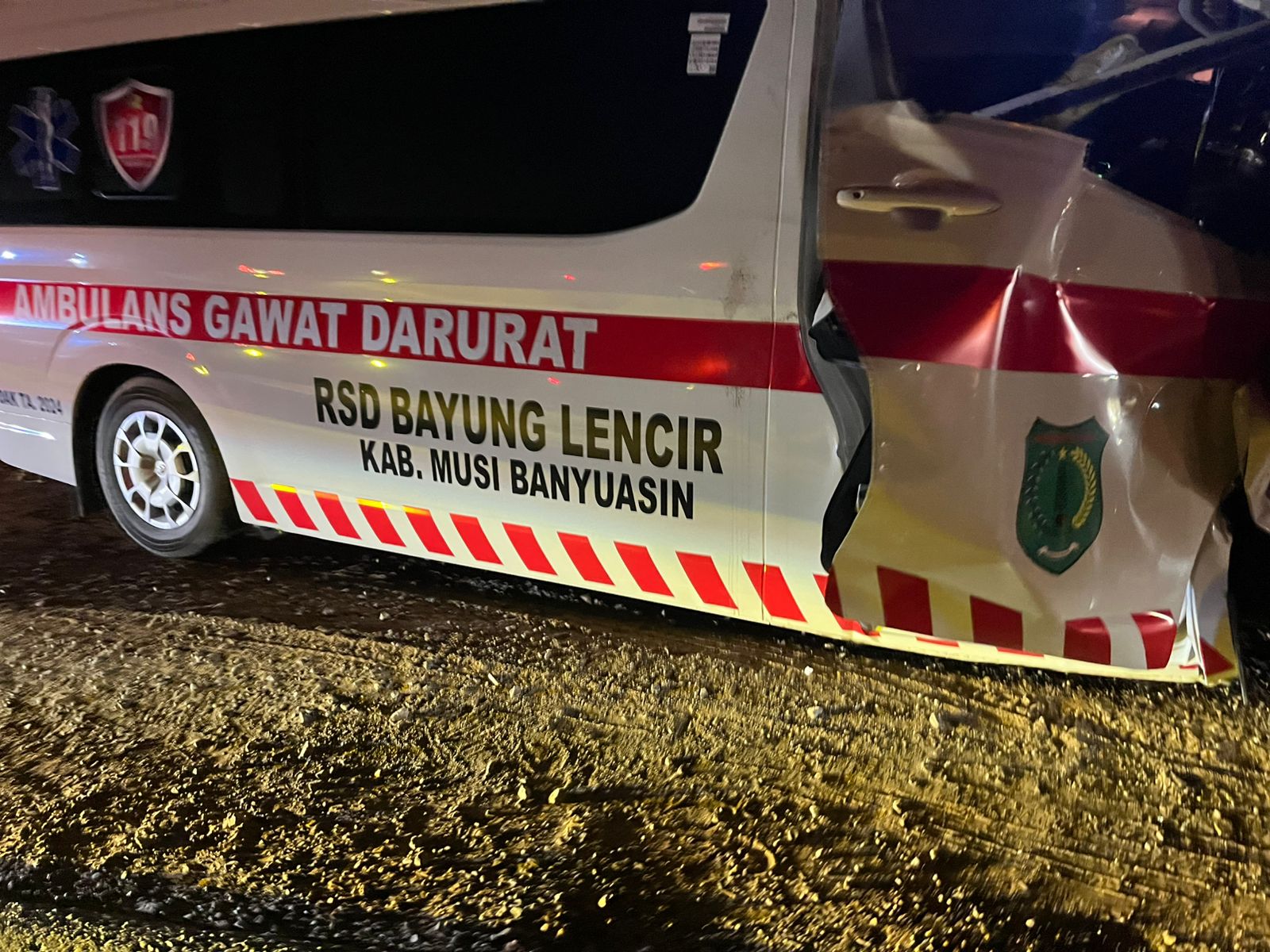 Gerak Cepat Pemkab Muba Tanggapi Ambulans RS Bayung Lencir Pasca Kecelakaan