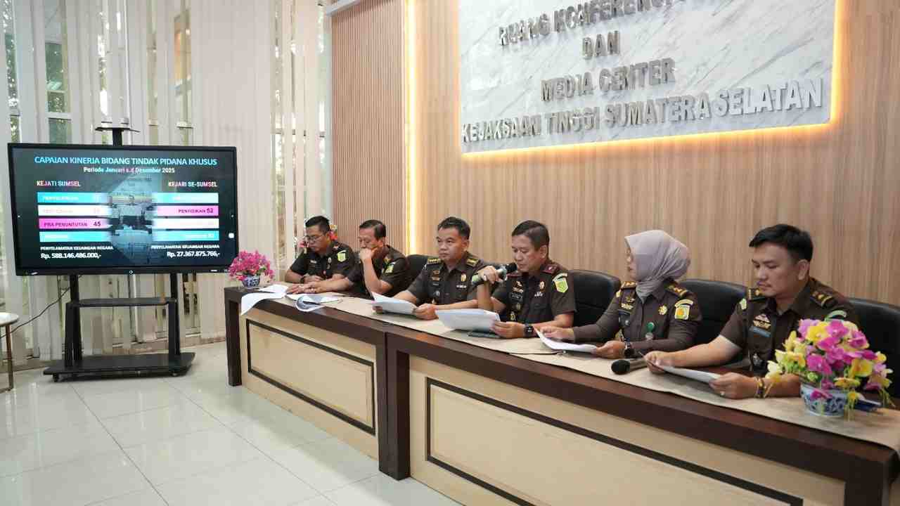 Ini Capaian Kinerja Pidsus Kejati Se Sumsel  2025 di Momentum Hakordia