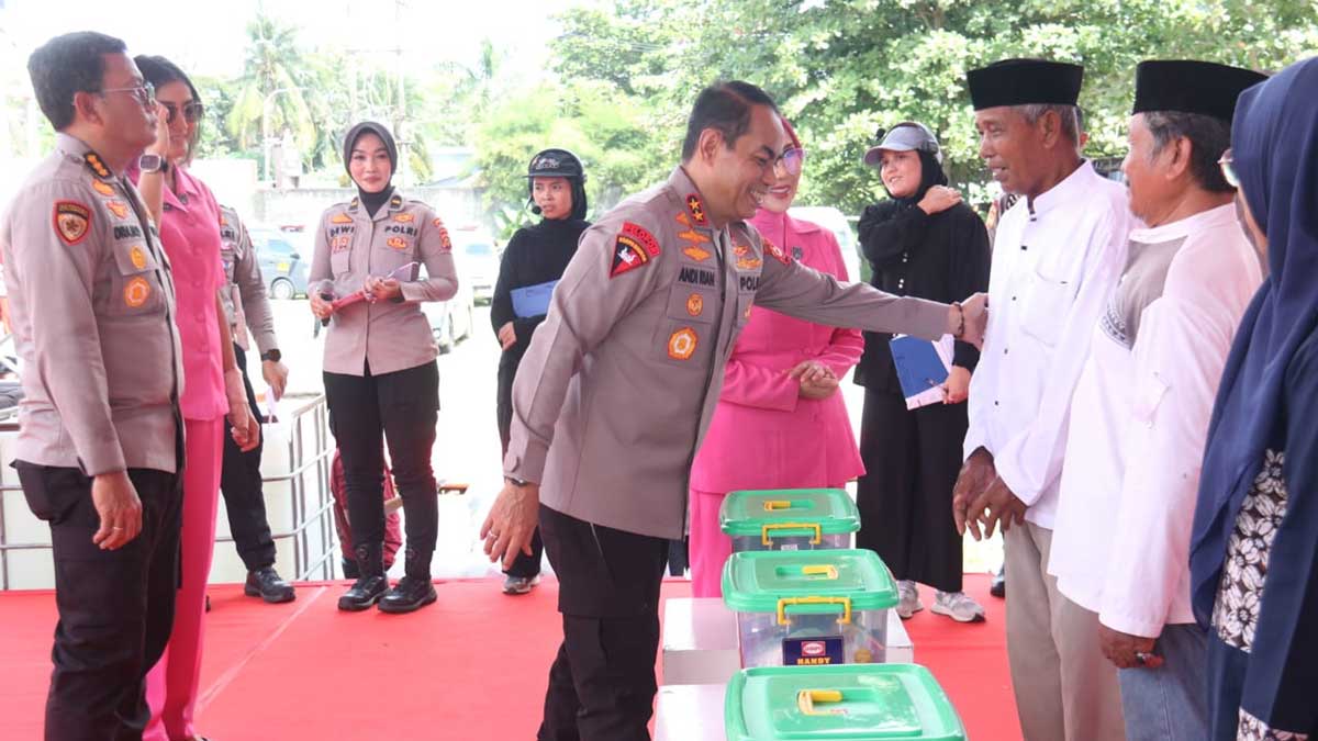Bakti Kesehatan dan Baksos Polda Sumsel Meriahkan Hari Bhayangkara ke-79 dan HKGB ke-73