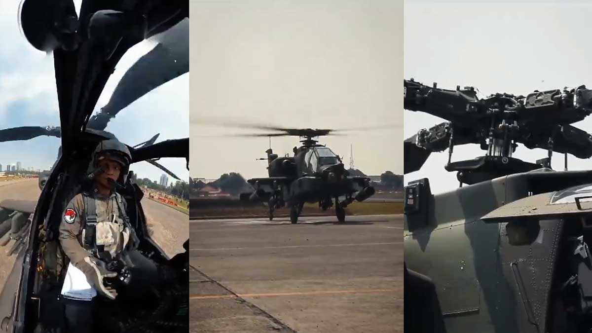 Helikopter Serang Canggih AH-64E Apache Merahkan HUT ke- 79 TNI, Ini Spesifikasinya