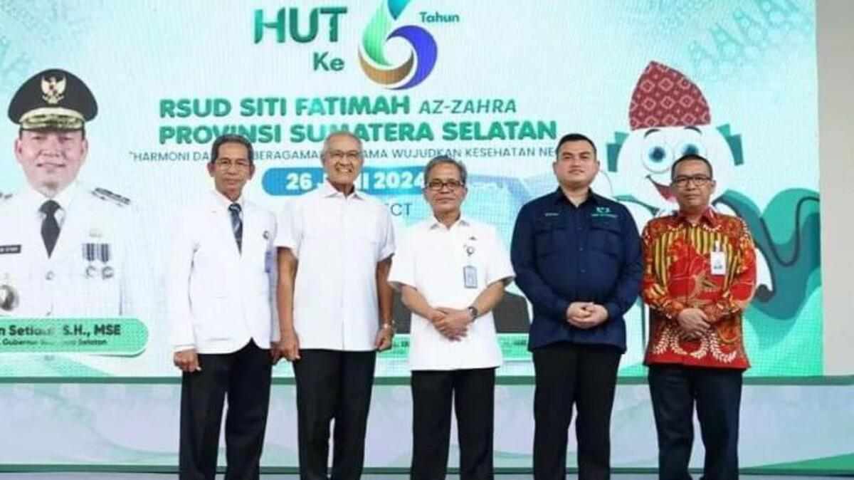 Berhasil Meraih Banyak Prestasi, RSUD Siti Fatimah Dapat Apresiasi dari Sekda Sumsel pada HUT ke- 6 Tahun
