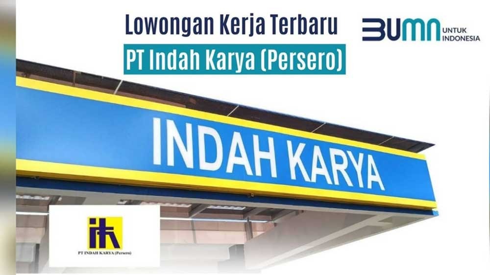 Ayo Lamar Disini! BUMN PT Indah Karya (Persero) buka Lowongan Kerja Magang Terbaru