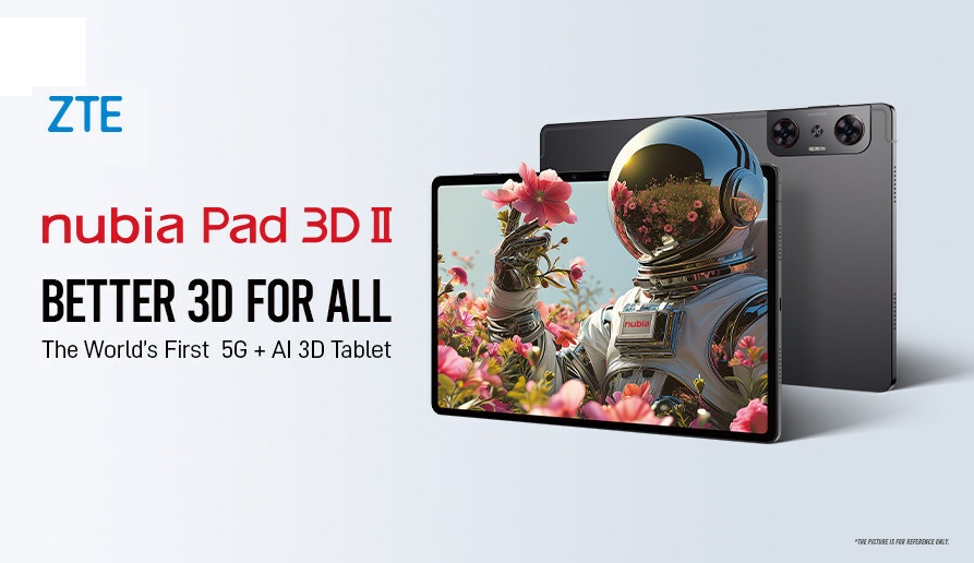 ZTE Launching nubia Pad 3D II, Tablet 5G+AI 3D Pertama di Dunia, Cek Spek Dewanya