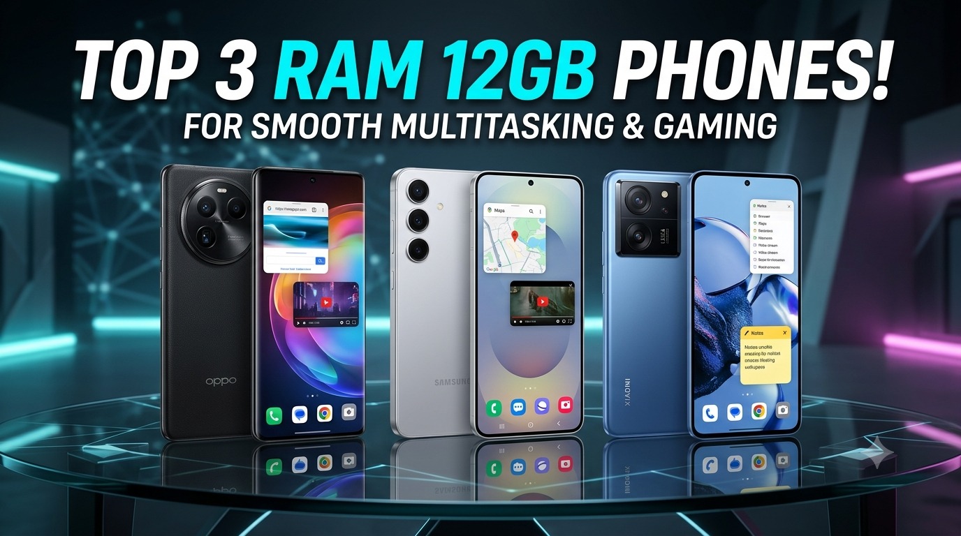 Bebas Lag Saat Main Game dan Buka Banyak Aplikasi, Ini Deretan HP RAM 12 GB Paling Worth It di 2026