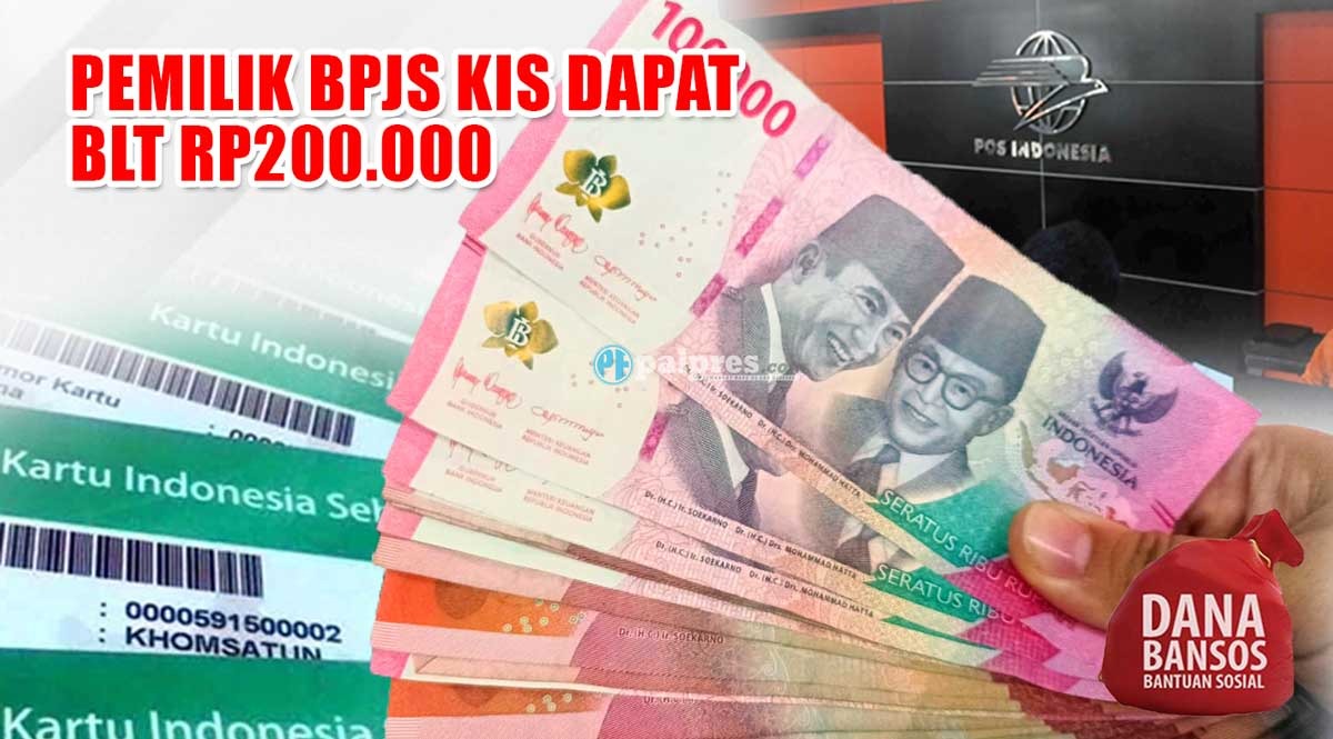 SELAMAT, Pemilik BPJS KIS Bakal Mendapatkan BLT Rp200.000, Cair di Kantor Pos Pekan Depan
