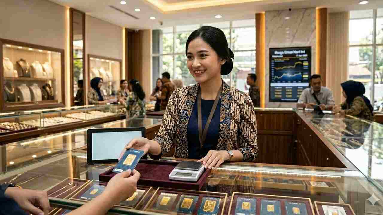 Harga Emas di Pegadaian Kembali Turun, Ini Pergerakan Terbaru Galeri24, Antam, dan UBS