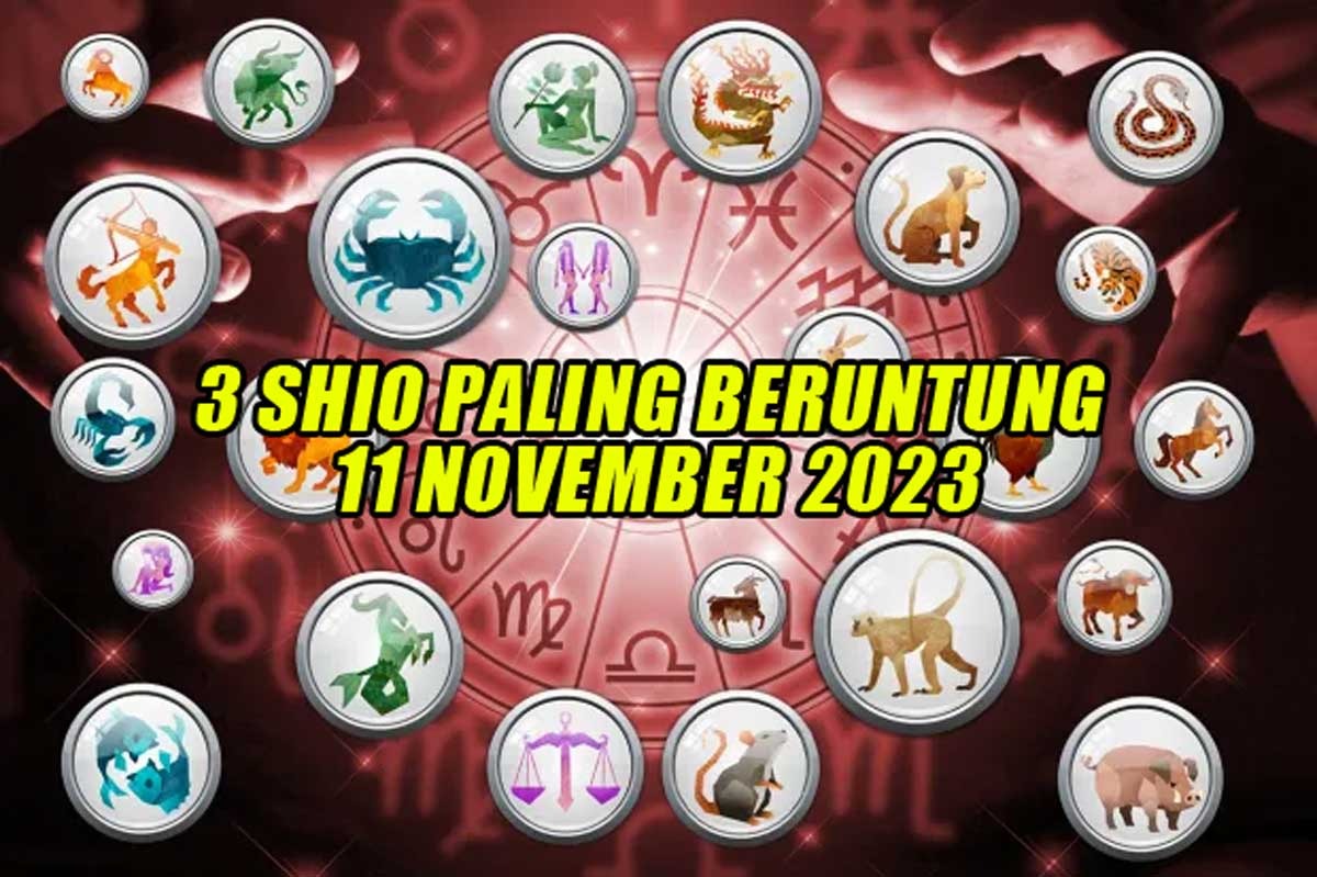 Inilah 3 Shio Paling Beruntung Besok, 11 November 2023, Shio Kuda, Monyet, dan Babi Berbahagialah