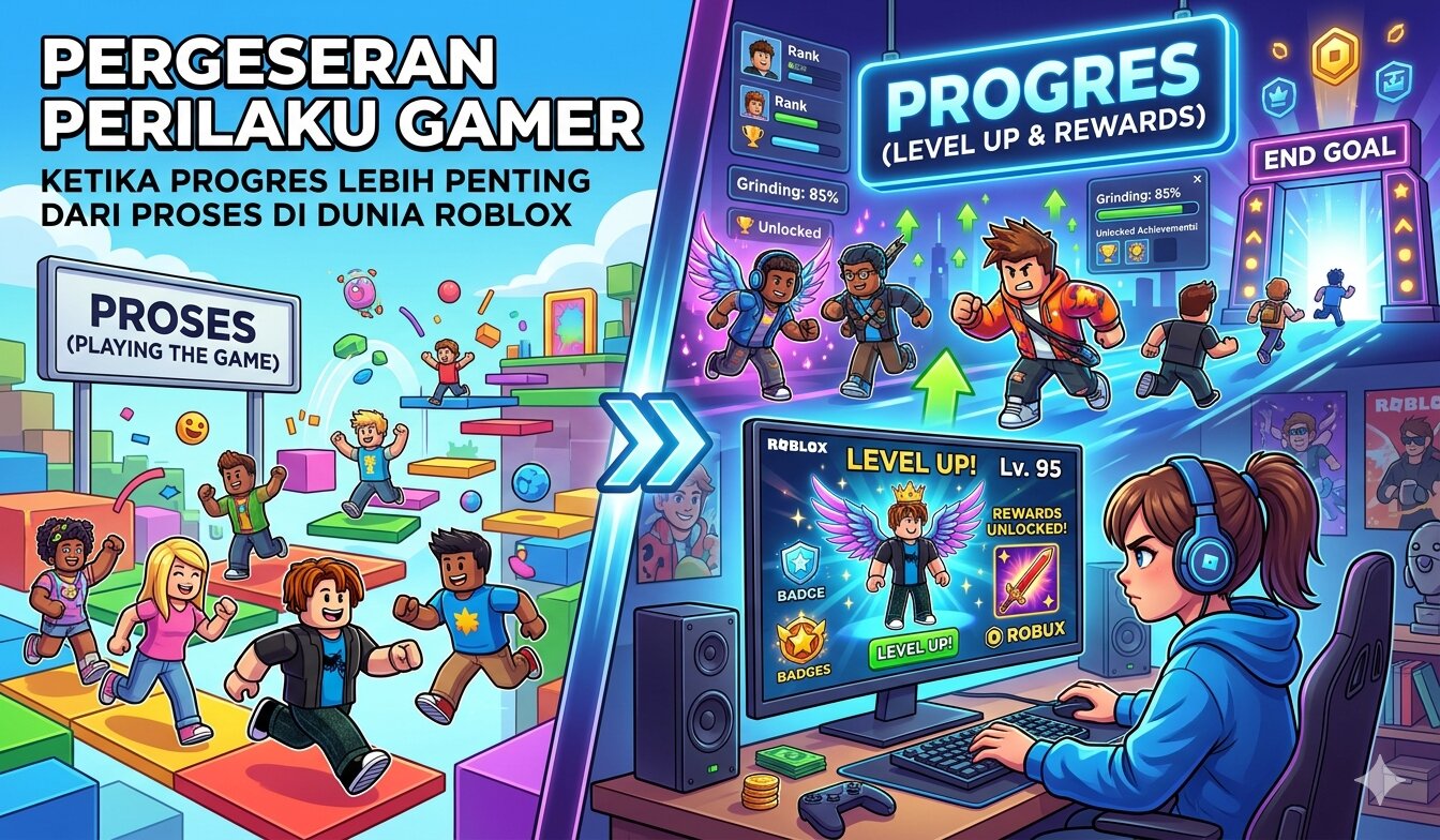 Pergeseran Perilaku Gamer: Ketika Progres Lebih Penting dari Proses di Dunia Roblox