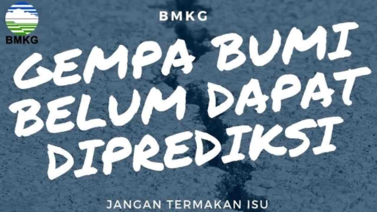 Gempa Bumi Masih Sulit Diprediksi, Ini Kata Ahli BMKG