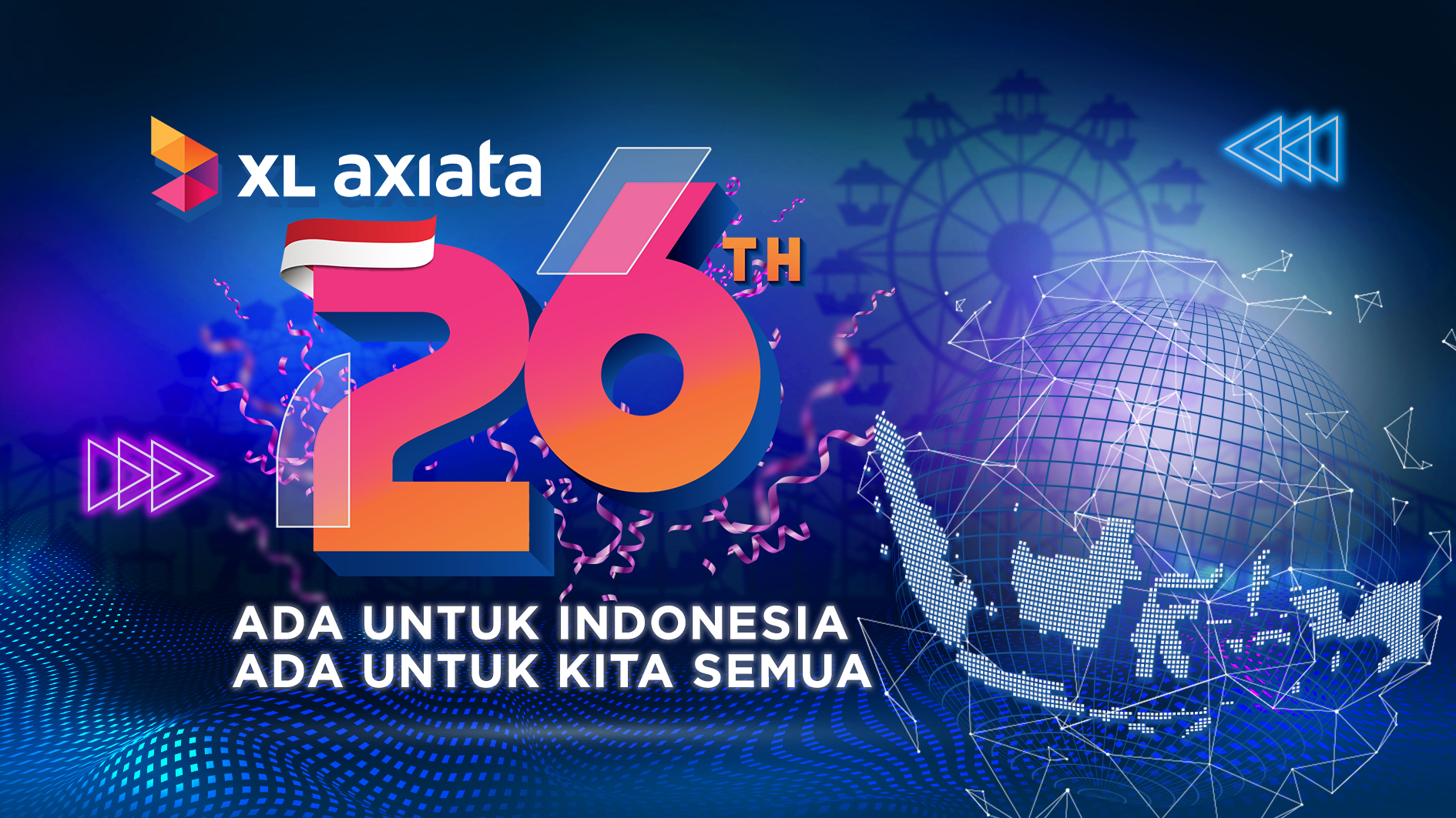 Rayakan Ulang Tahun ke-26, XL Axiata Tebar Promo Serba 26 untuk Seluruh Produk