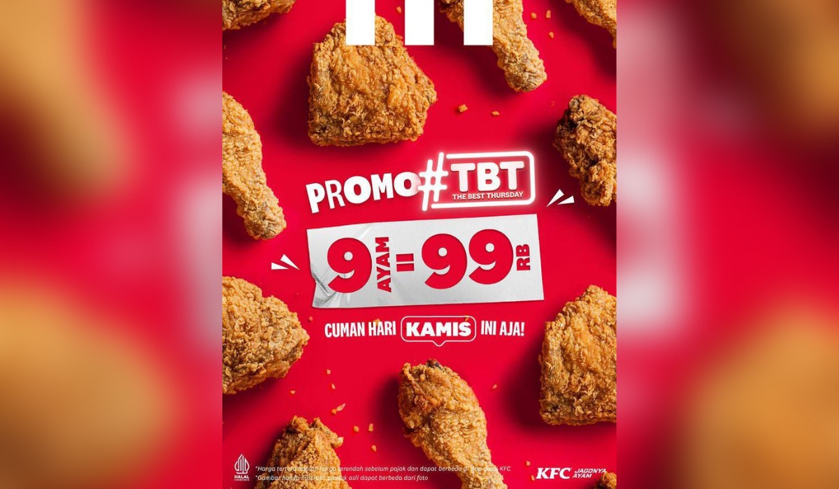 BURUAN! Cuma Hari Kamis Ini Aja, Ada Promo TBT 9 Ayam Hanya Rp99.000an Jangan Sampai Ketinggalan