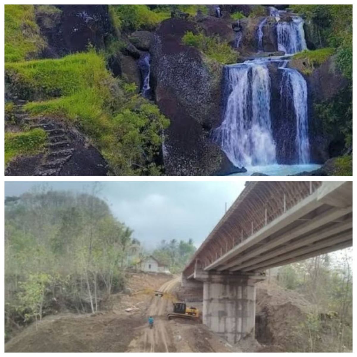 Proyek Jalan Tembus Senilai Rp500 Miliar di Yogyakarta, Air Terjun Disulap Jadi Jembatan, Begini Penampakannya