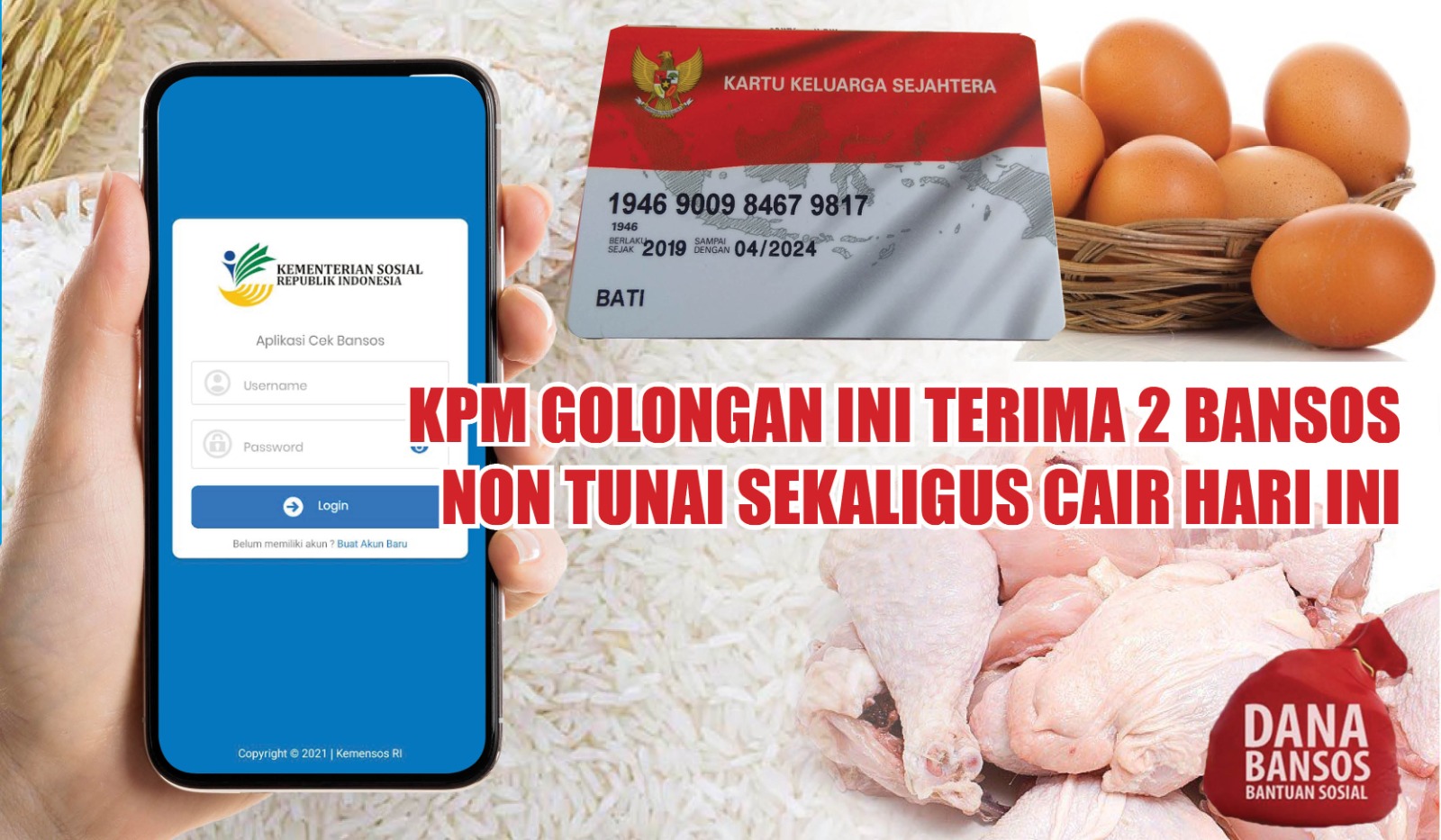 KPM Golongan Ini Terima 2 Bansos Non Tunai Sekaligus, Cair Hari Ini