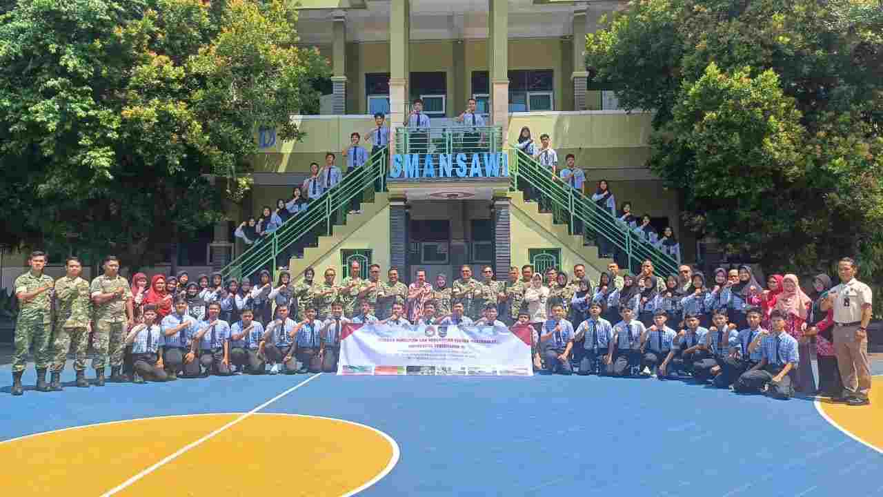 Kapus Program Bela Negara Unhan RI Bekali SMAN 1 Slawi Wasbang dan Bela Negara, Ini Tujuannya