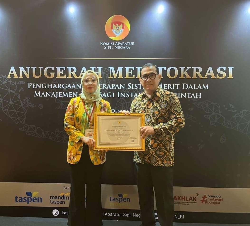 Pemkot Lubuklinggau Terima Anugerah Meritokrasi Tahun 2022, Kategori Baik Manajemen ASN