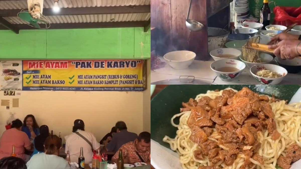 Super Enak! Rekomendasi Mie Ayam Legendaris di Jakarta, Siang Dikit Gak Kebagian