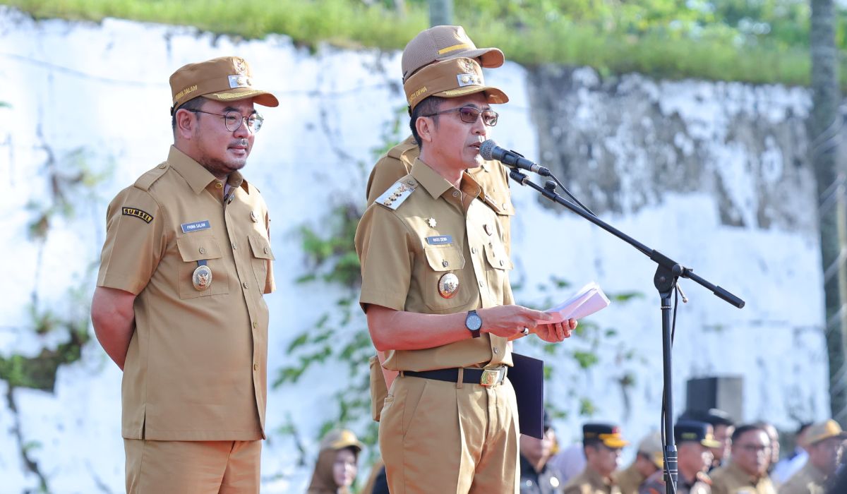 Apel Perdana Usai Lebaran, RDPS Silaturahmi dengan Ribuan ASN  dan Pegawai Non ASN