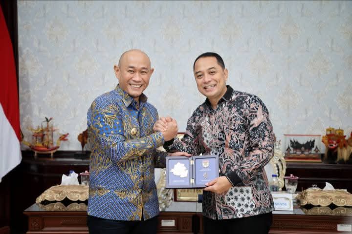 Optimalisasi Pendapatan Asli Daerah, Wali Kota Lubuk Linggau Kunker ke Pemkot Surabaya