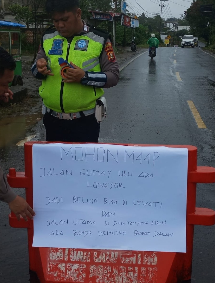 Sempat Terendam Banjir, 2 Akses Jalan Pagaralam-Lahat Bisa Dilintasi, Tapi Tetap Waspada!
