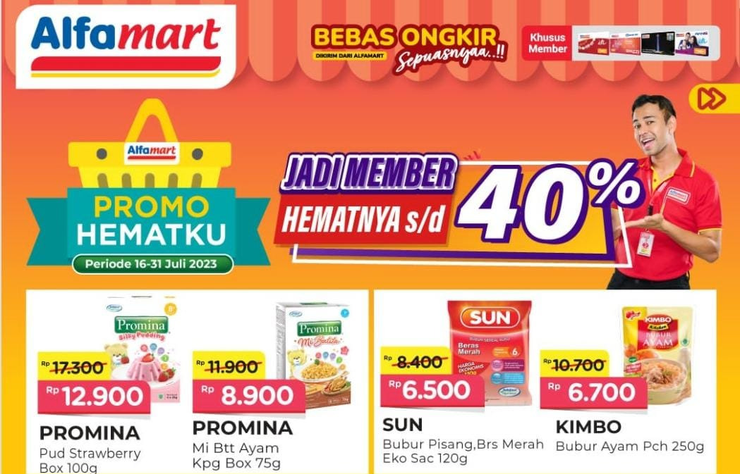 Katalog Promo Alfamart Berlaku Hingga 31 Juli 2023, Jadi Member Hematnya Sampai Dengan 40 Persen