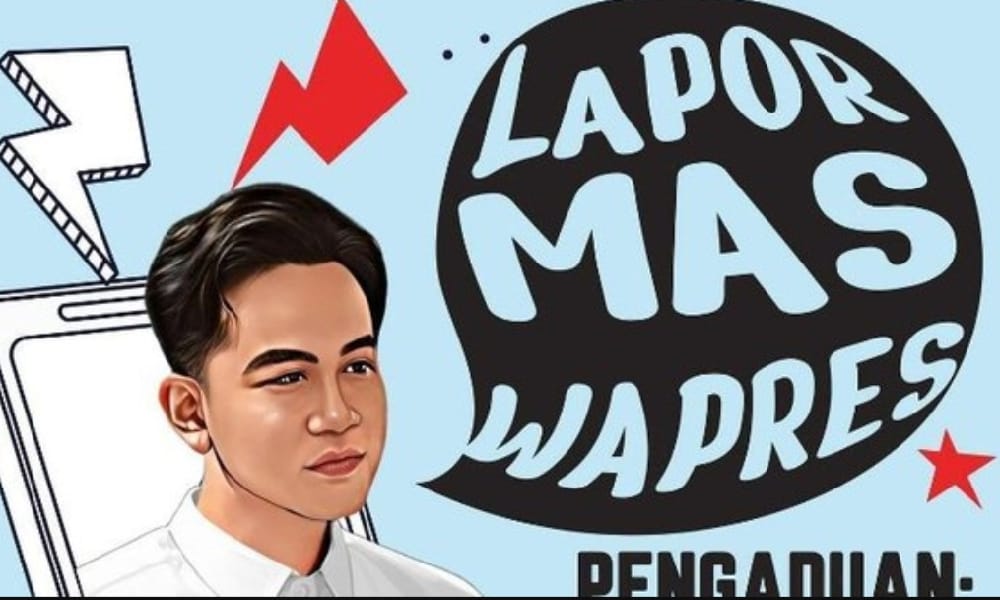 KEREN! Mas Gibran Buka Layanan Pengaduan Pribadi 'Lapor Mas Wapres' Warganet Antusias 