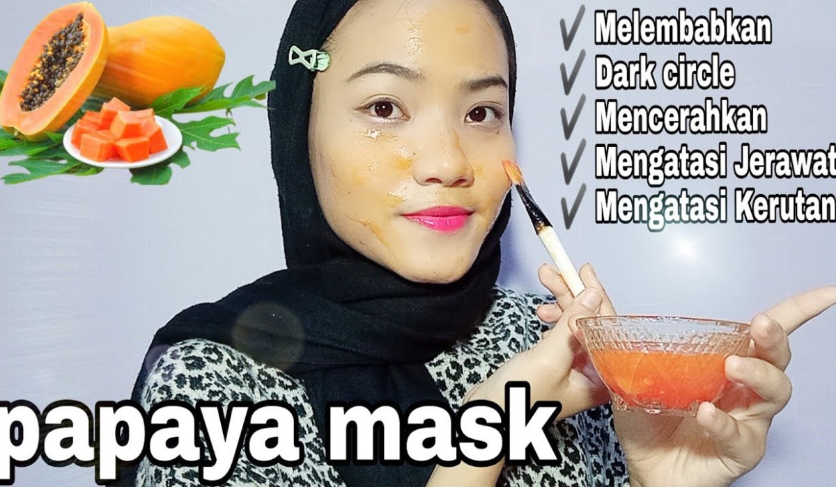 Begini Cara Mudah Membuat Masker dari Pepaya, Wajah Cerah Langsung Glowing 