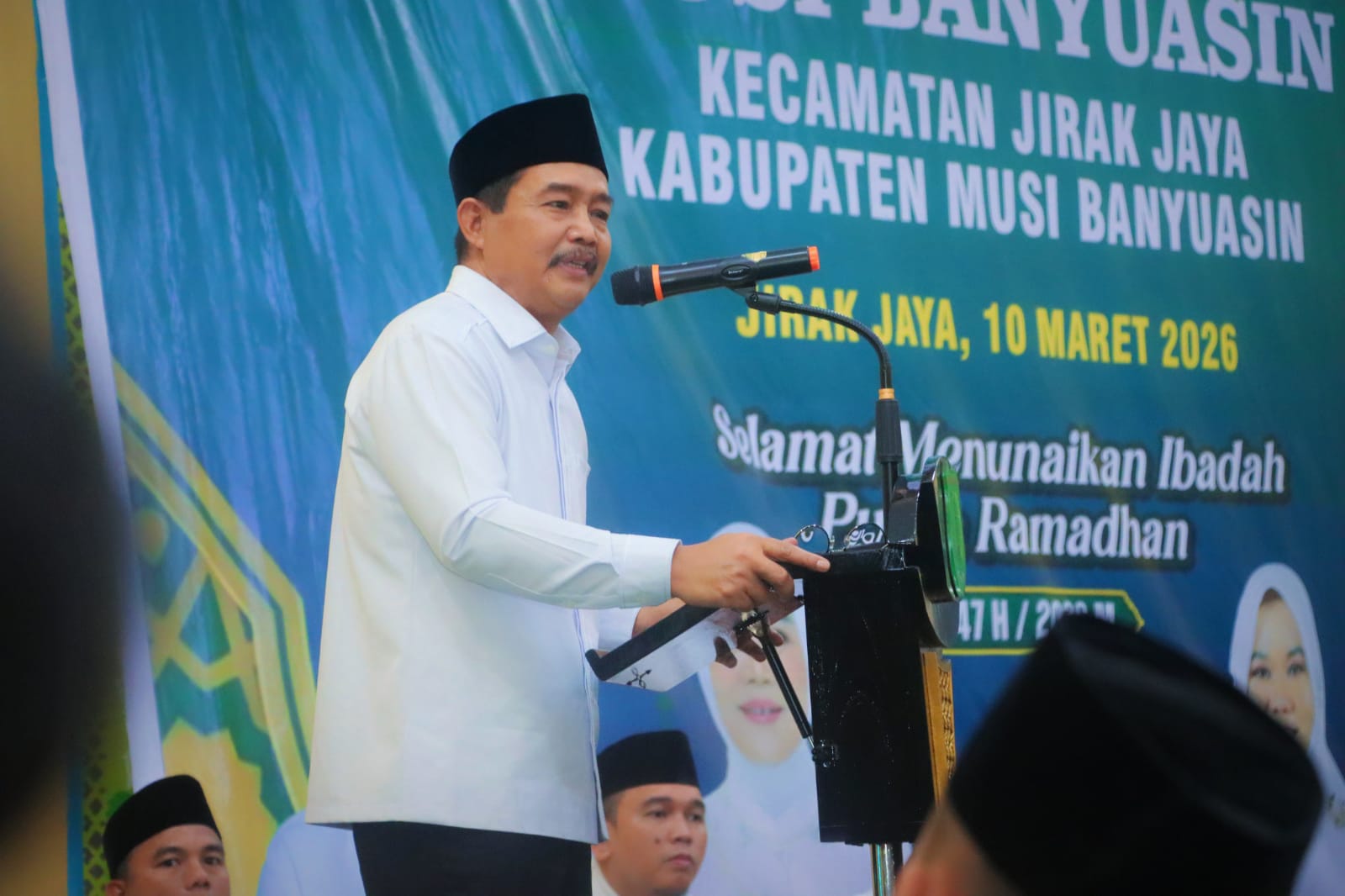 Wabup Muba Hadiri Safari Ramadan 2026 di Kecamatan Jirak Jaya