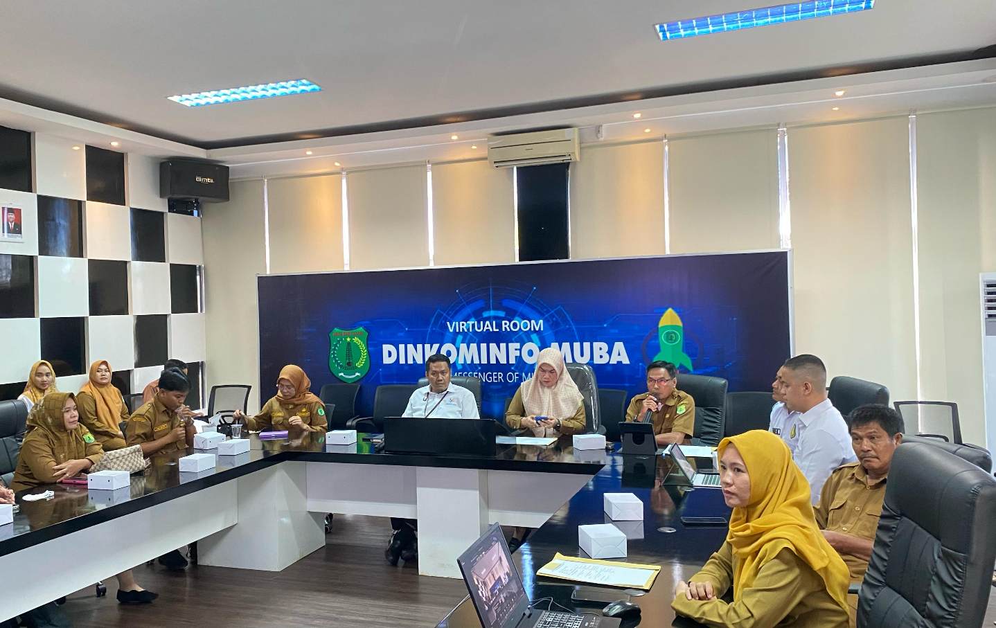 Dinas Kominfo Muba Gelar Pembinaan Desa Cantik 2025, Poin Ini yang Disampaikan Narasumber