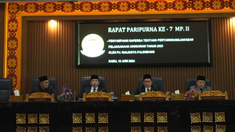 Raperda Pertanggungjawaban APBD 2023 Lanjut Dibahas ke Komisi-komisi DPRD Kota Palembang 