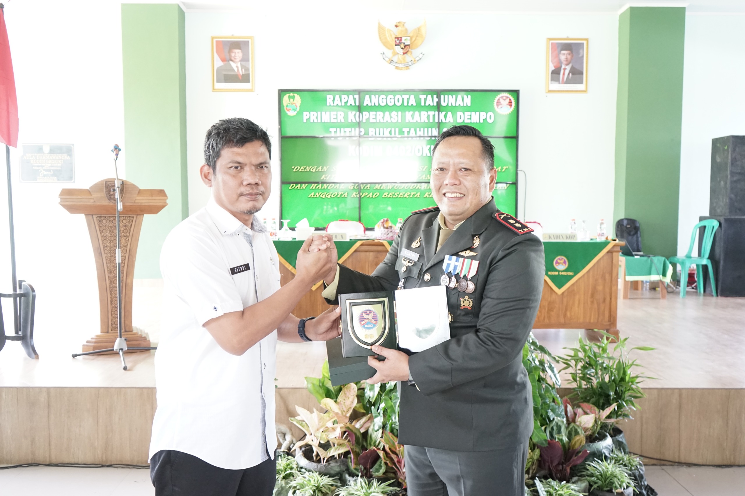 Tutup Buku Tahun 2024: Primkop Kartika Dempo Kodim 0402/OKI Gelar RAT