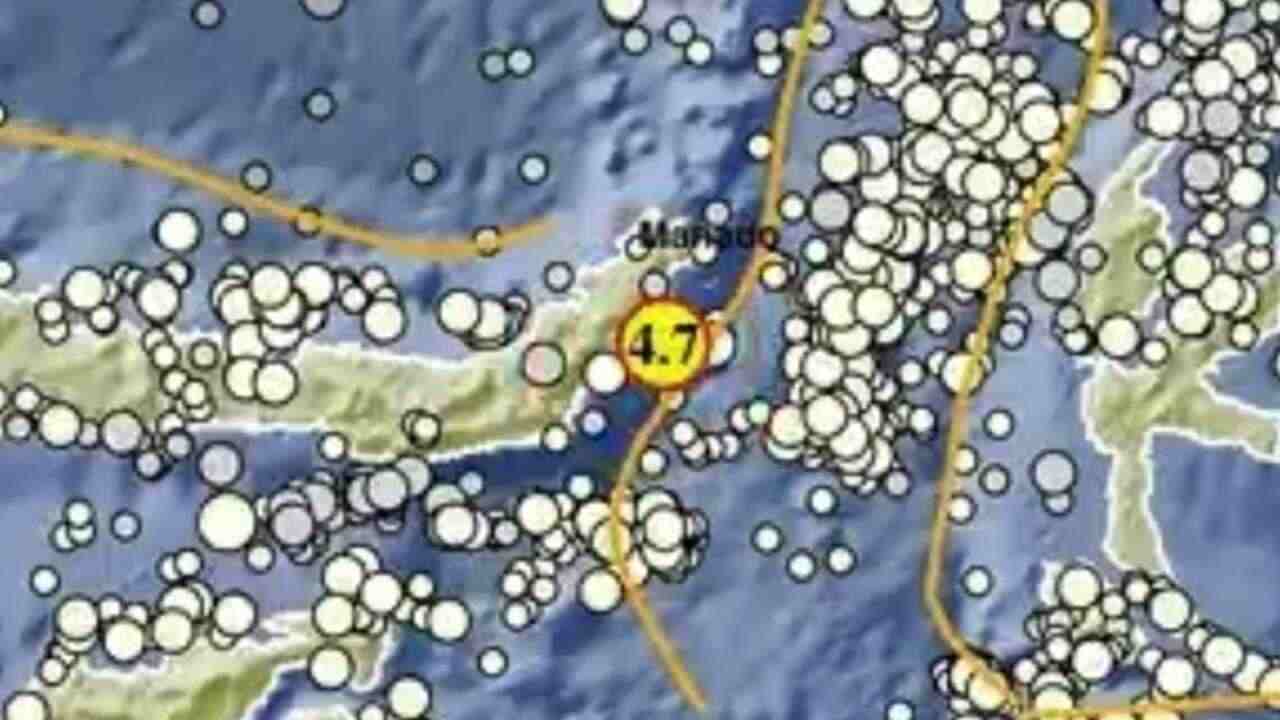 Gempa Magnitudo 4,7 Pagi Ini Guncang Minahasa Tenggara, Tak Berpotensi Tsunami