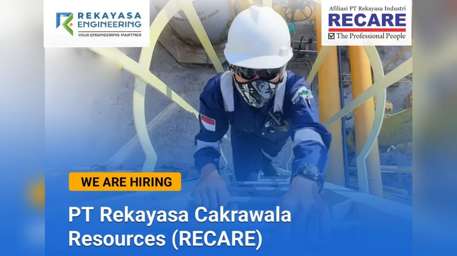 Lowongan Kerja BUMN Group PT Rekayasa Cakrawala Resources (RECARE) untuk Lulusan D3 dan S1! Ini Syaratnya