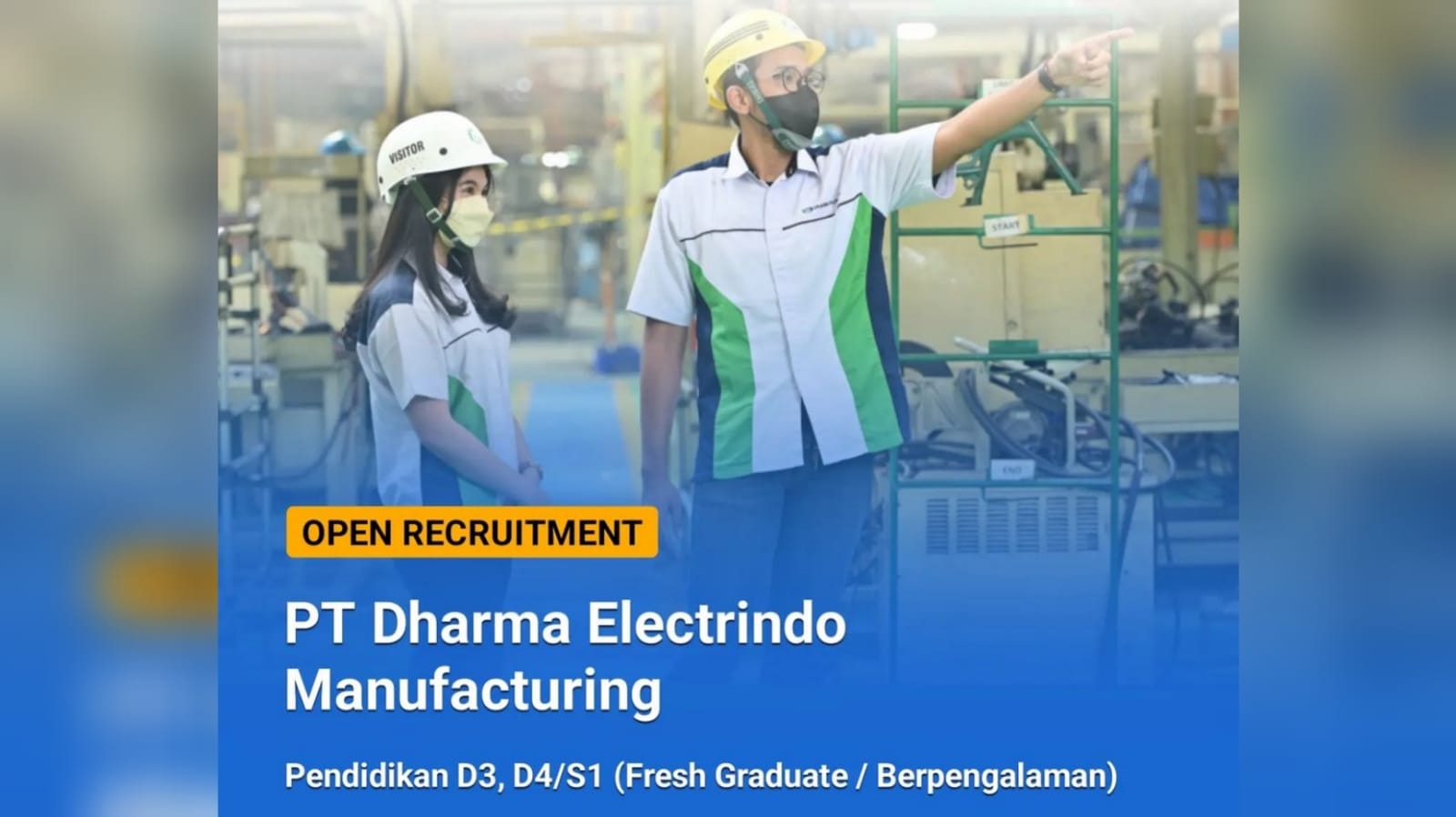 PT. Dharma Electrindo Manufacturing Buka Lowongan Kerja Banyak Posisi Jabatan, Lamar Disini