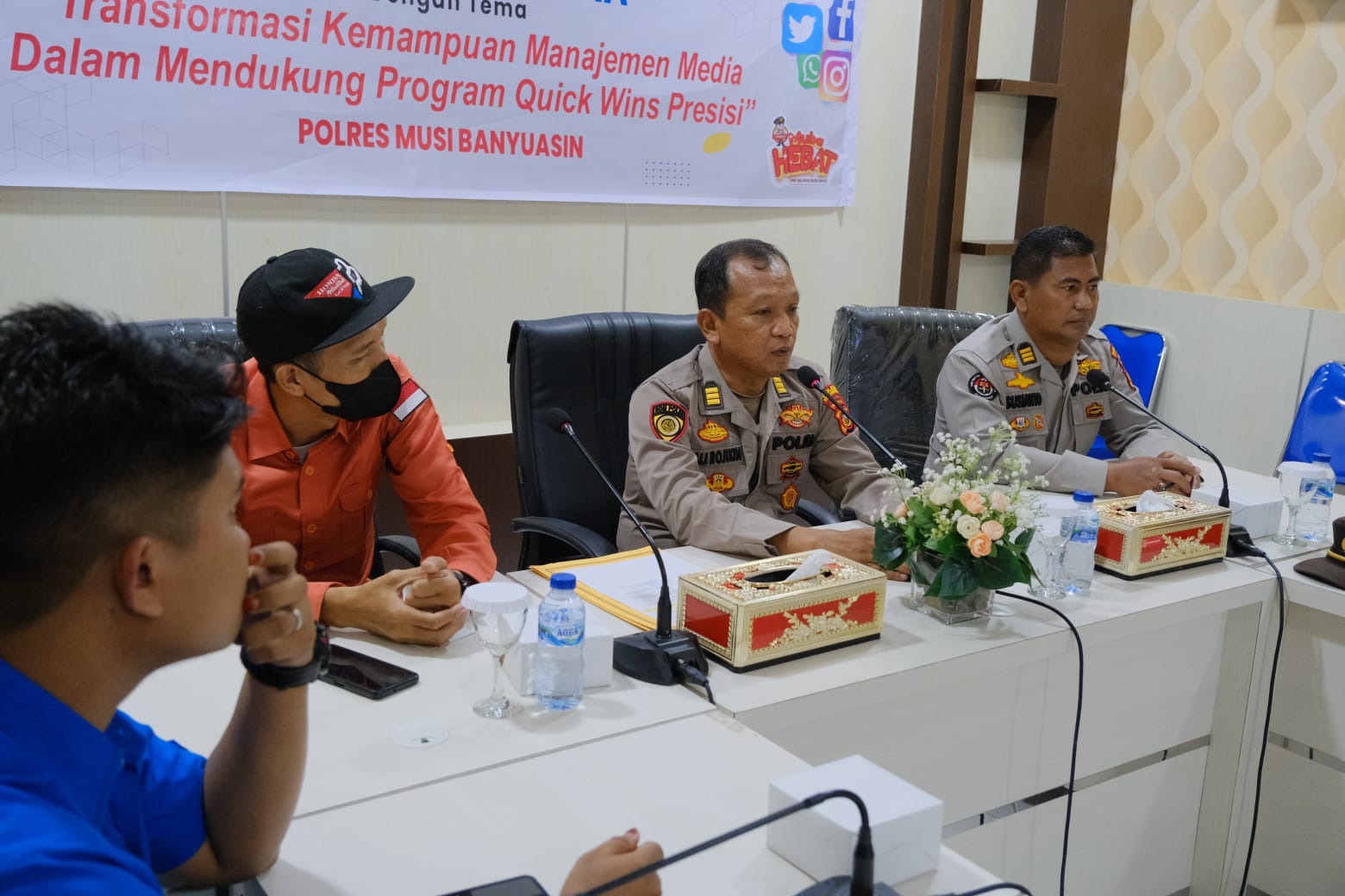 Dukung Program Quick Wins Presisi, Polres Muba Gelar Bimtek Peningkatan Manajemen Media