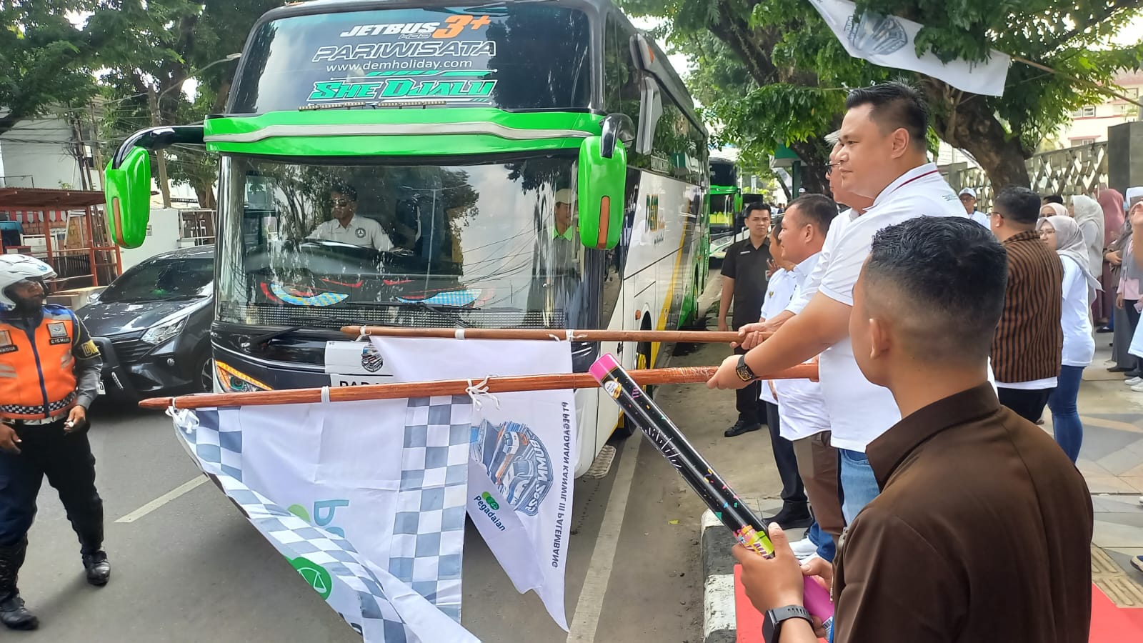 Mudik Gratis! Pegadaian Kanwil III Sumbagsel Fasilitasi 197 Pemudik Menuju 4 Kota Tujuan