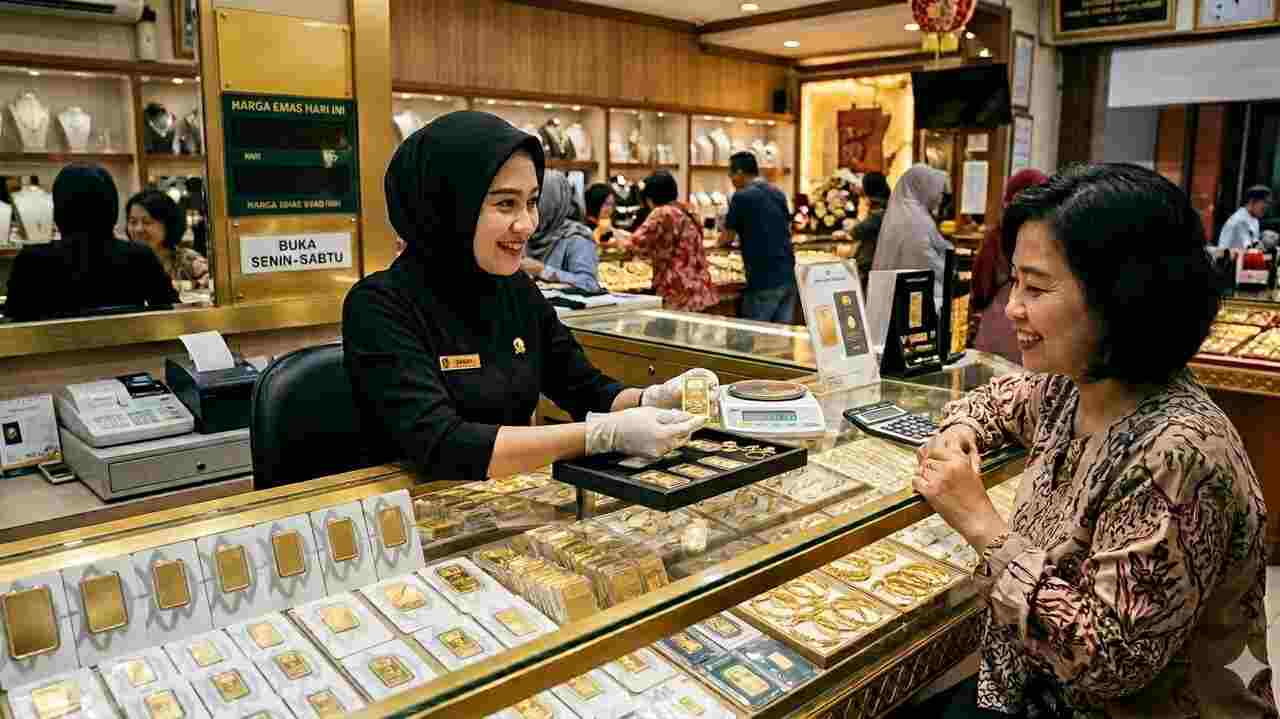 Emas Antam Terkoreksi di Pegadaian, Ini Harga Terbaru Galeri24 dan UBS