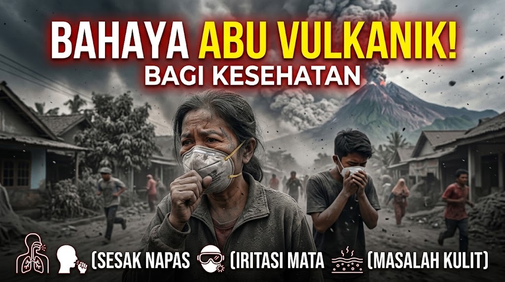 Kelihatannya Cuma Debu, Tapi Dampaknya Serius! Ini 7 Bahaya Abu Vulkanik bagi Kesehatan
