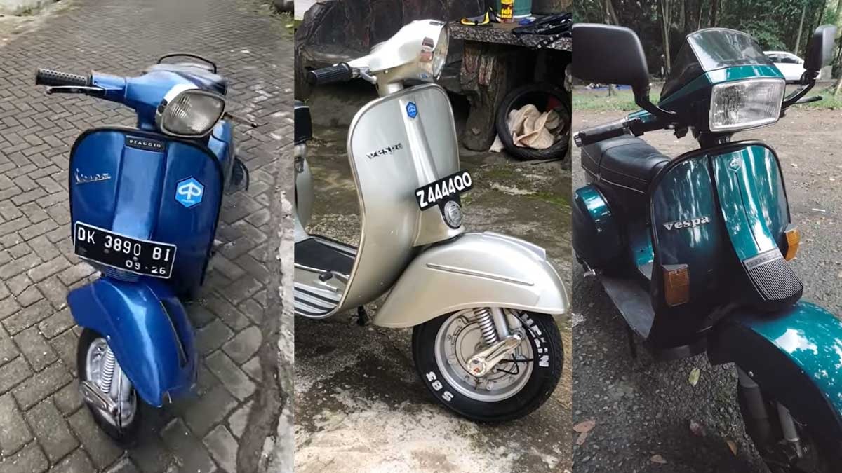 Rekomendasi 3 Vespa Antik Termurah Harga Mulai 12 Jutaan, Intip Spesifikasinya