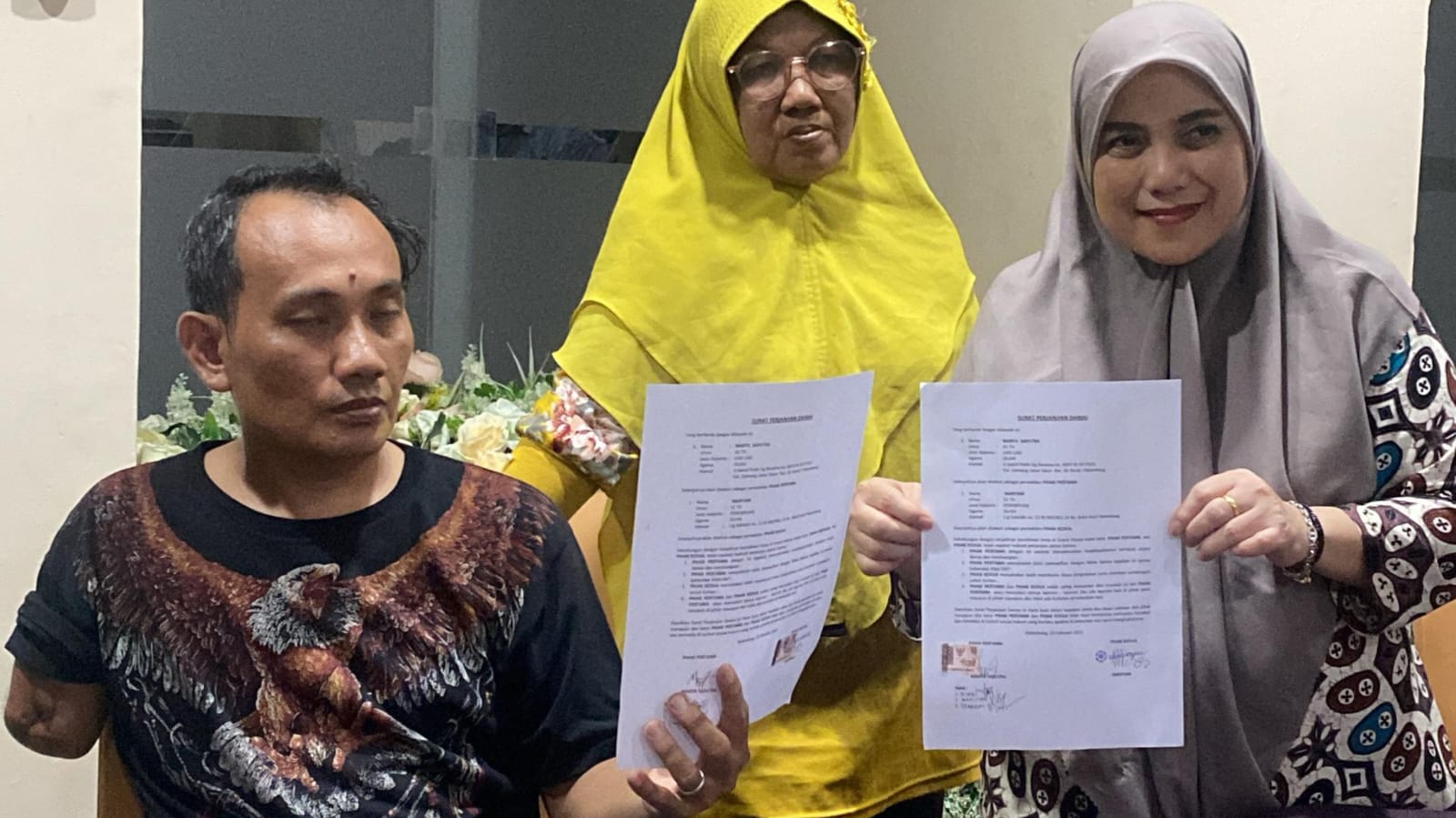 Grand Atyasa Bantu Korban Kecelakaan Kerja Marta Saputra, Tanggung Seluruh Biaya Operasi dan Berikan Santunan 