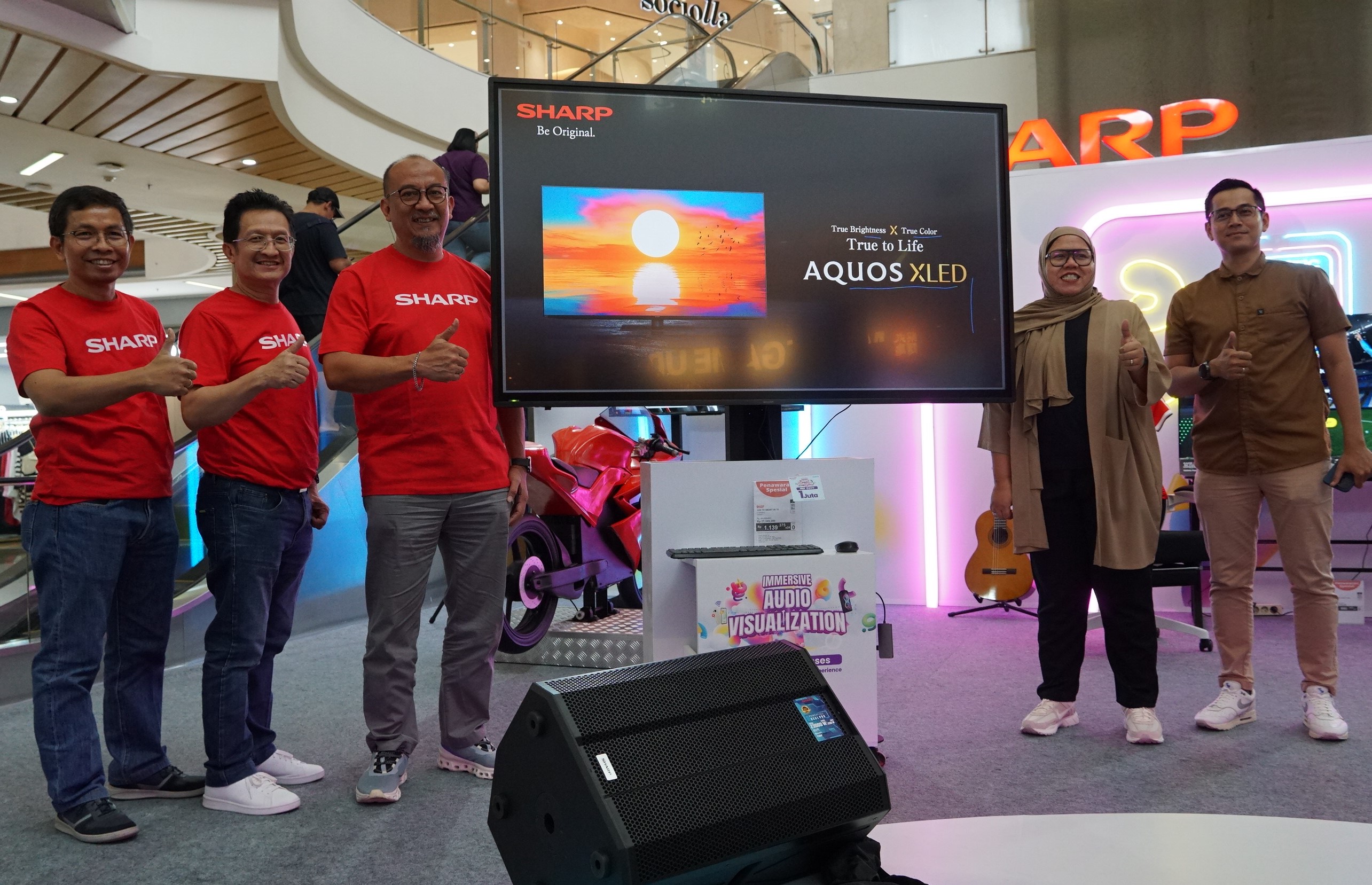 Sharp Pamerkan Produk Audio Video Terbaru, Berikan Pengalaman Memukau 