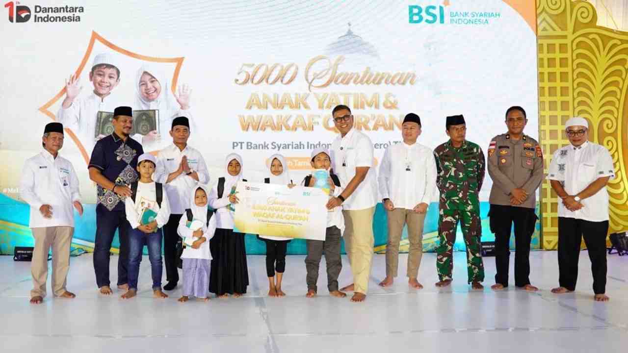 BSI Berbagi: 5.000 Anak Yatim Terima Santunan Serentak di Seluruh Indonesia