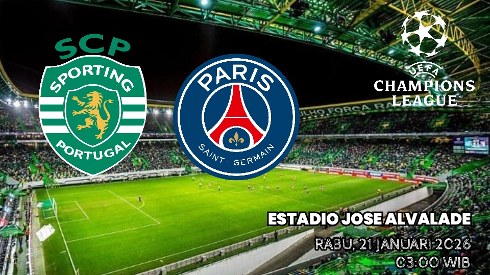 Liga Champions Sporting Lisbon vs Paris Saint-Germain: Ujian Berat Tuan Rumah dari Sang Juara Bertahan