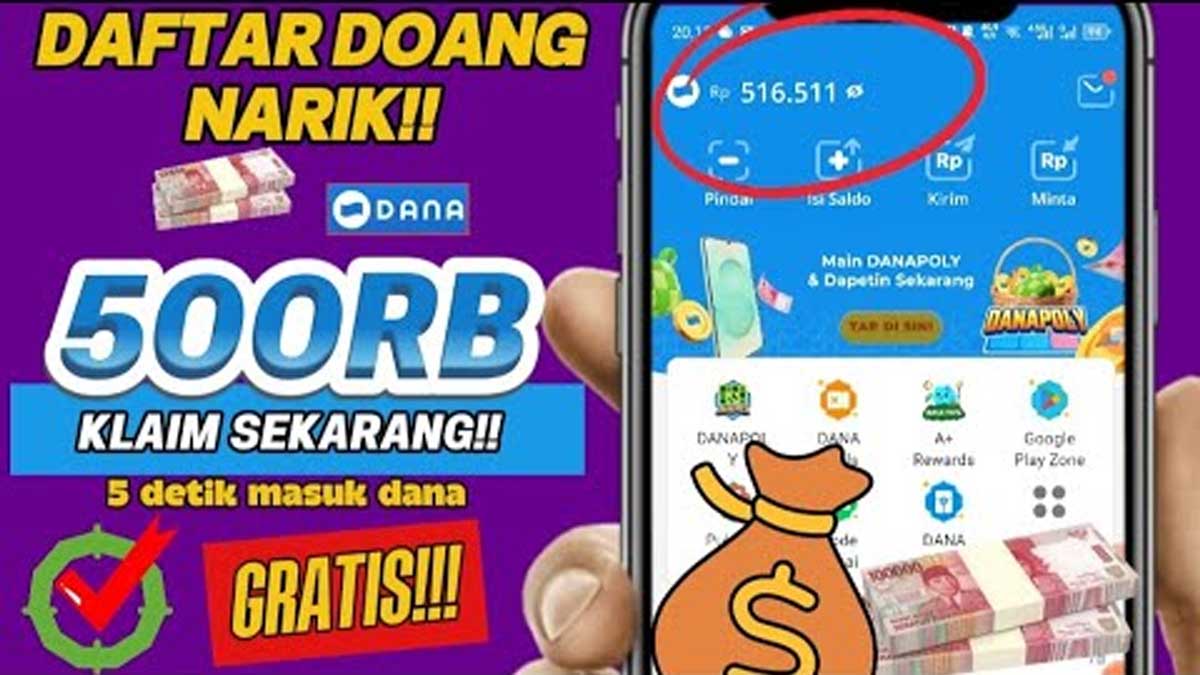 4 Aplikasi Penghasil Uang Paling Gokil, Saldo DANA Gratis Ratusan Ribu Langsung Masuk Cuy!