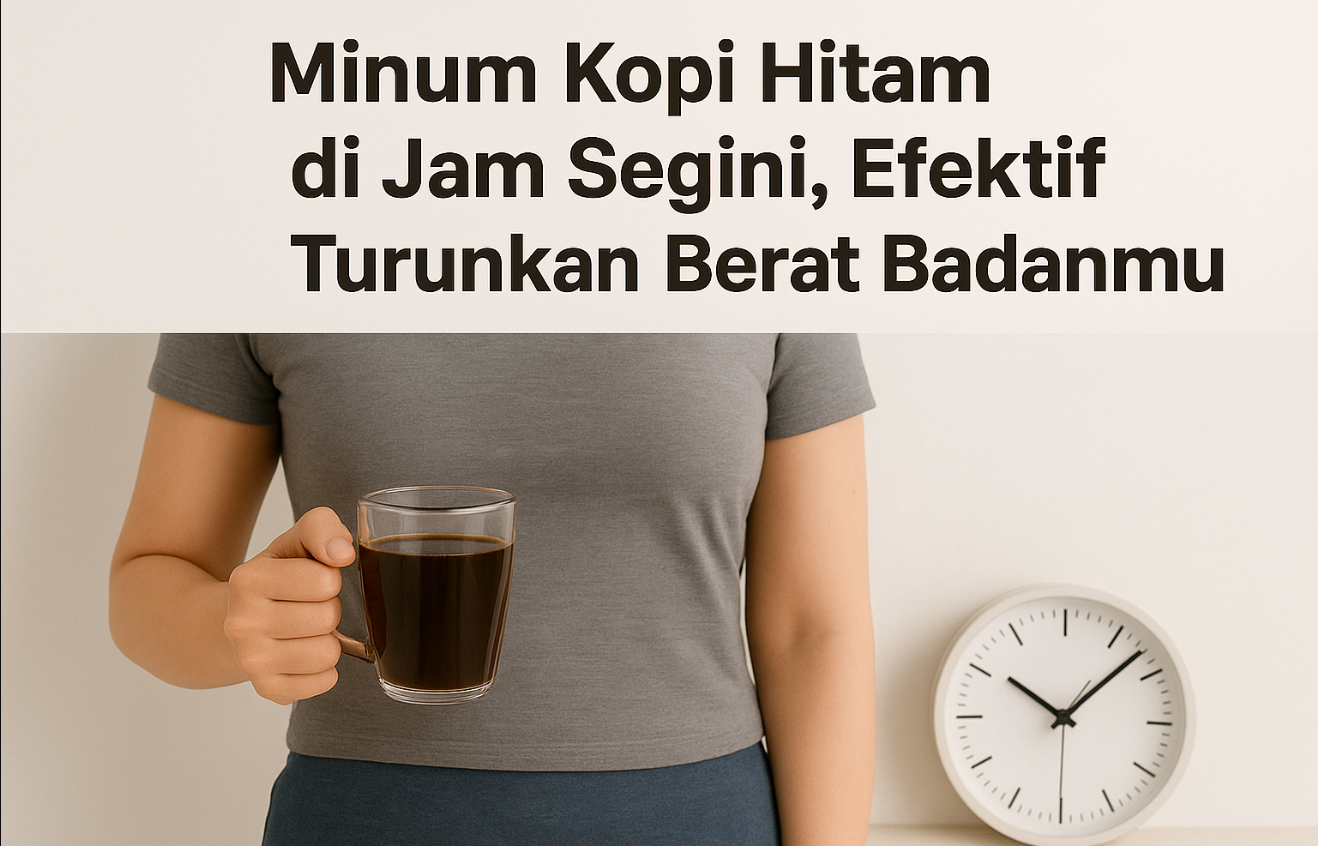 Minum Kopi Hitam di Jam Segini Efektif Turunkan Berat Badanmu 
