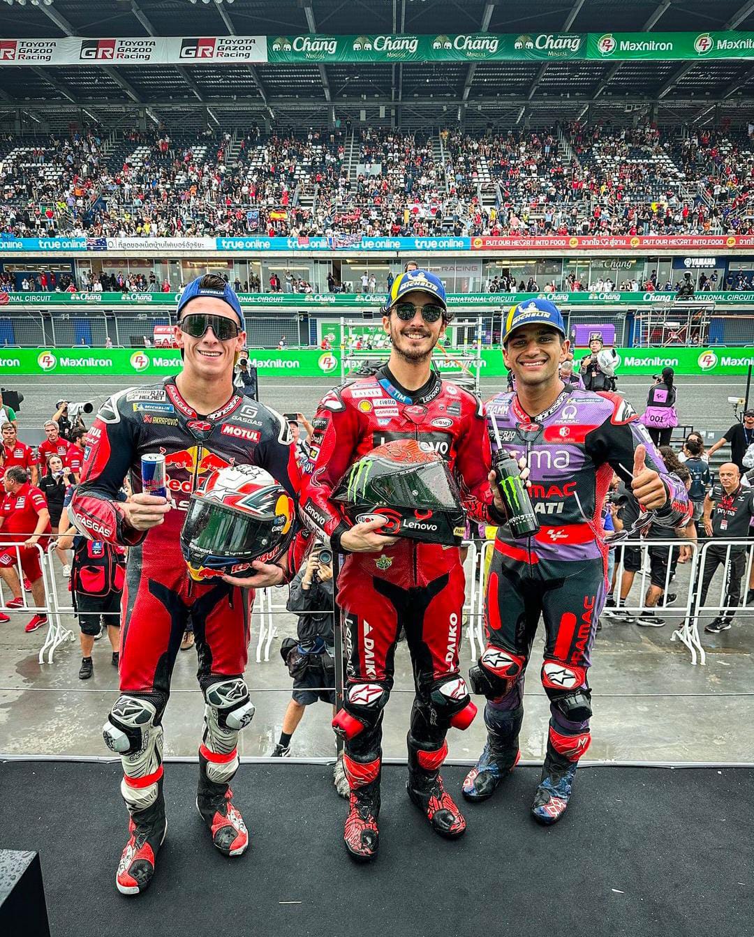 Hasil MotoGP Thailand 2024, Pecco Bagnaia Raih Juara, Marquez Tergelincir 