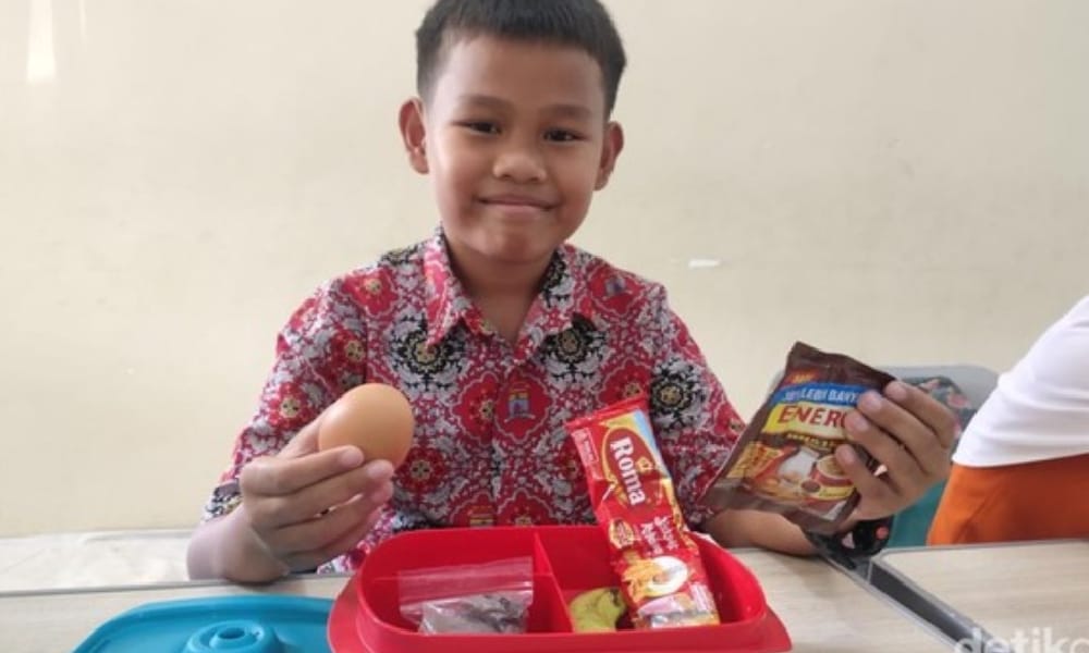 Menu MGD di Palembang Selama Bulan Puasa Ada Kurma dan Minuman Sereal Sachet 