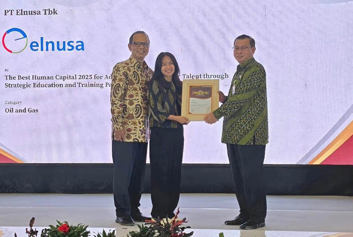 Elnusa Raih The Best Human Capital 2025 untuk Kategori Inisiatif Pengembangan Talenta Energi